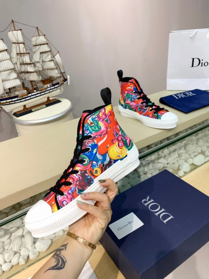  Arrenfashion Men Women D*ior Top Sneakers
