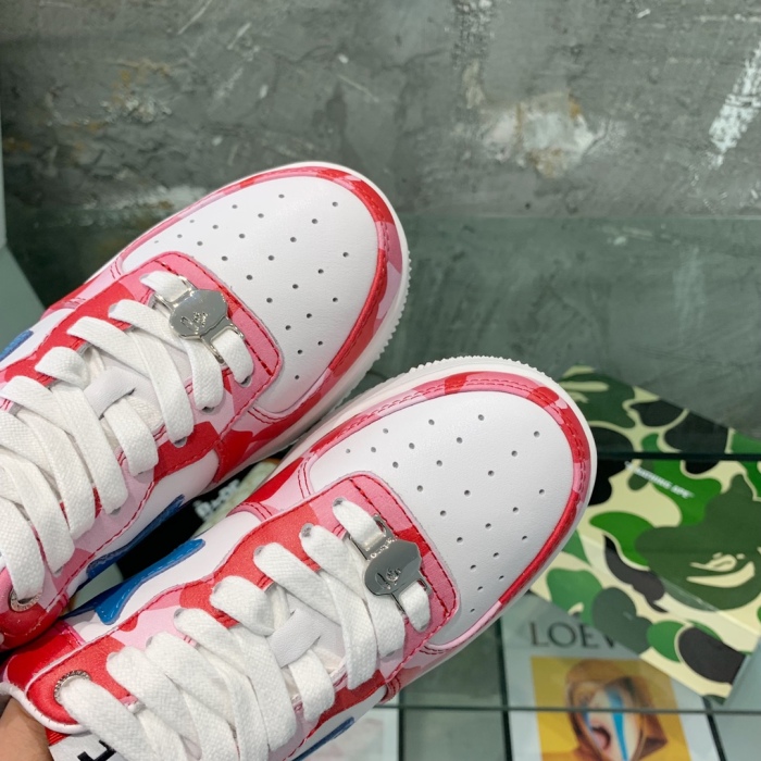  arrenfashion Men Women B*ape Top Sneaker