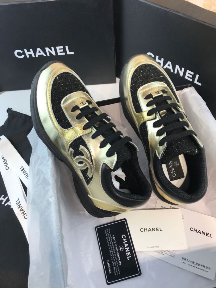  Arrenfashion Men Women C*hanel Top Sneaker