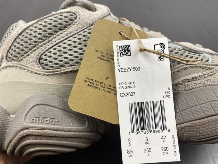  Arrenfashion  Arrenfashion Yeezy Boost 500 Ash Grey GX3607