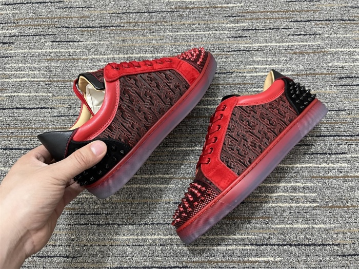  Arrenfashion Men C*hristian L*ouboutin Low Top Sneakers