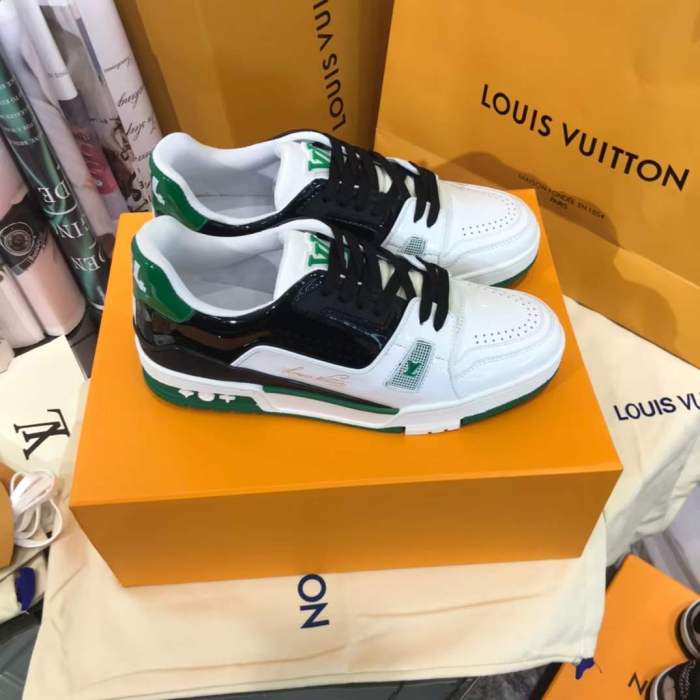 Arrenfashion Men Women L*ouis V*uitton Top Sneakers