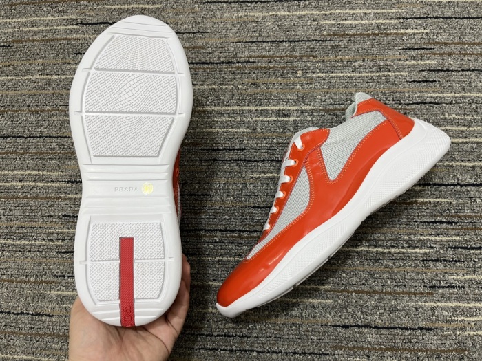  Arrenfashion Mens P*rada Top Sneakers