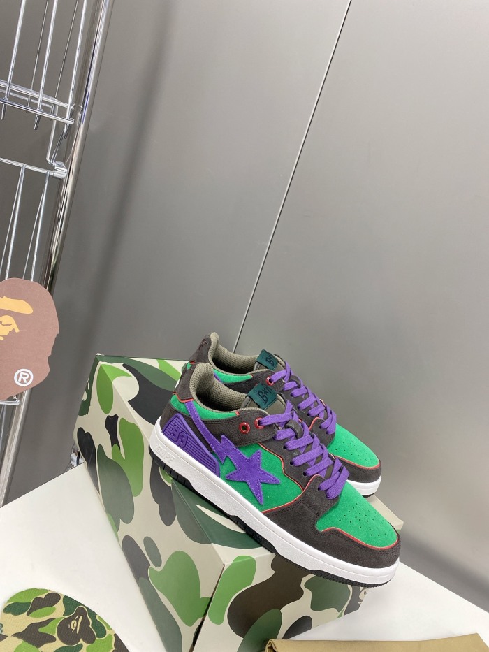  arrenfashion Men Women B*ape Top Sneaker