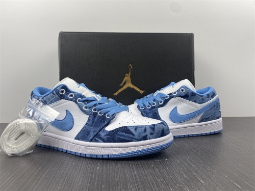  Arrenfashion Air Jordan 1 Low Washed Denim DM8947-100