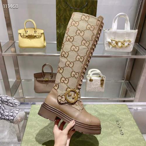 Women G*ucci Top Boots （Arrenfashion）