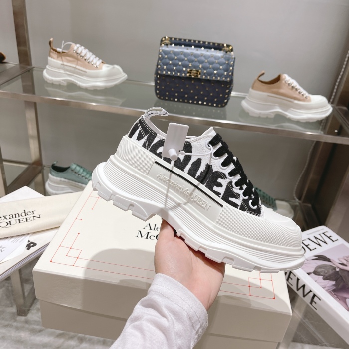 Men Women A*lexander M*cqueen Top Sneaker （ Arrenfashion ）