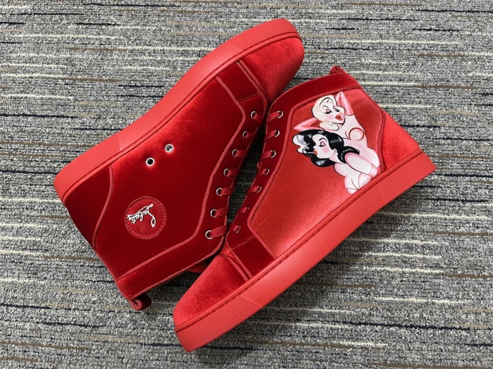  Arrenfashion Men Women C*hristian L*ouboutin Top Sneaker