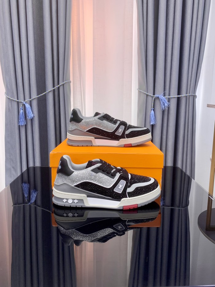  Arrenfashion Men Women L*ouis V*uitton Top Sneakers