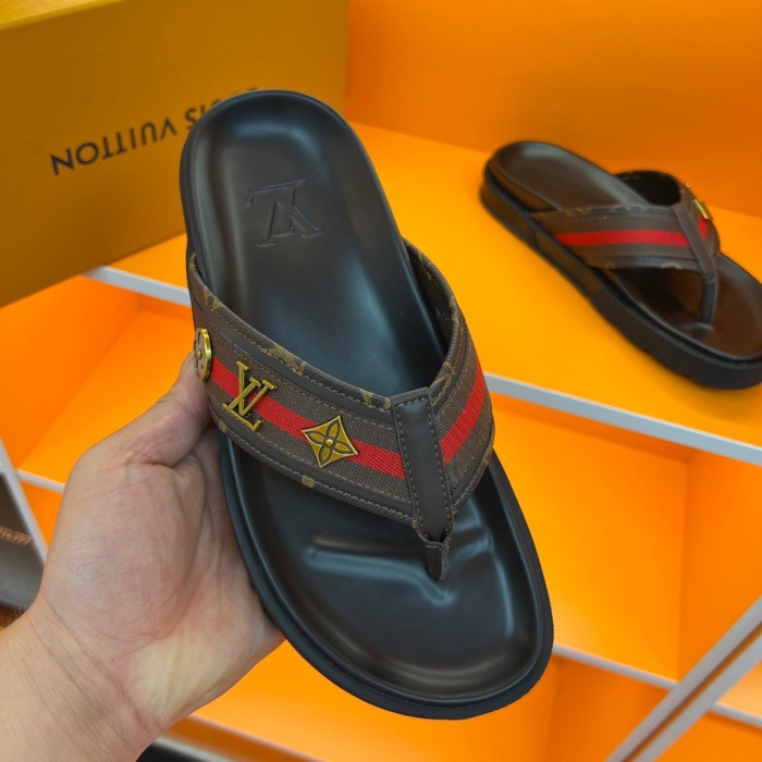 1 Men L*ouis V*uitton Top Slippers (Arrenfashion)