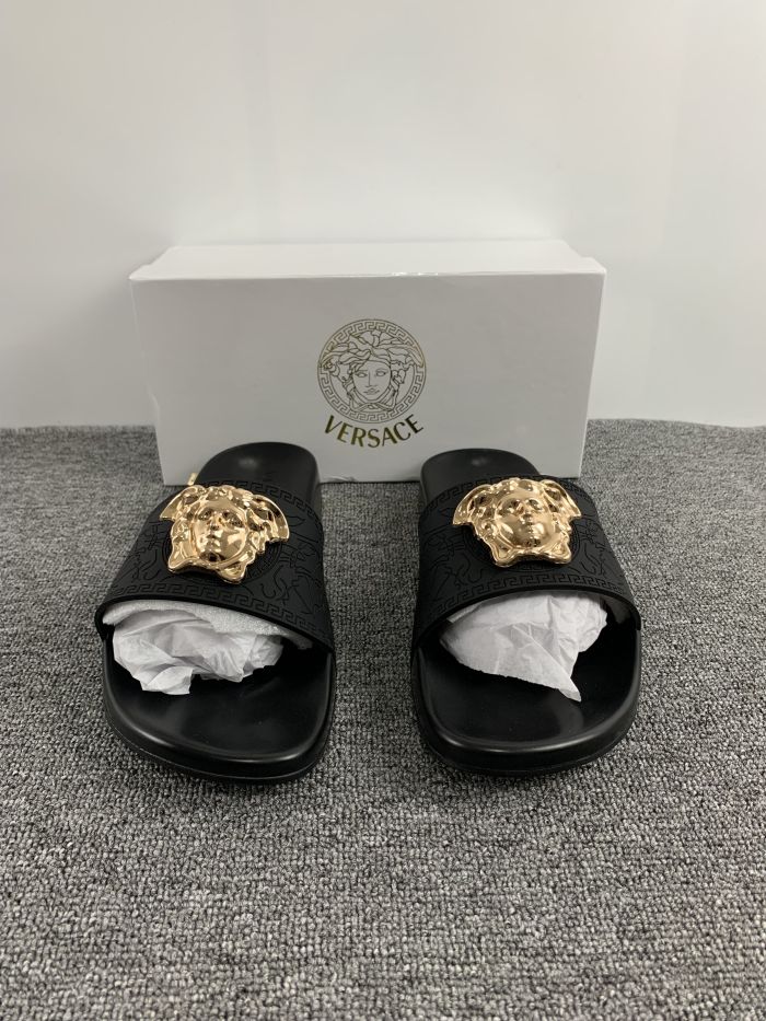  Arrenfashion Men Women V*ersace Top Sandals