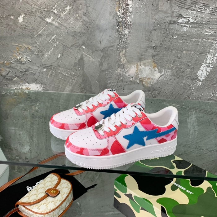  arrenfashion Men Women B*ape Top Sneaker