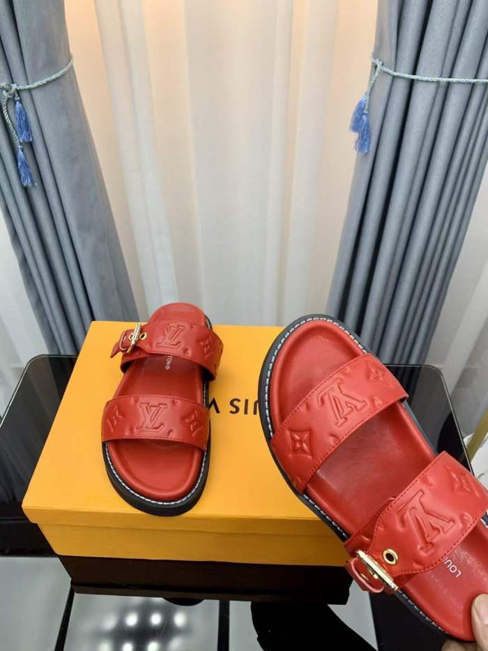 Women Men L*ouis V*uitton Top Slippers (Arrenfashion)