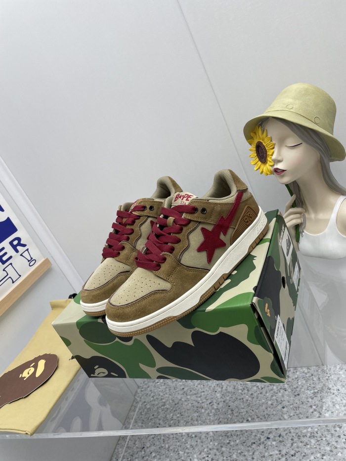  arrenfashion Men Women B*ape Top Sneaker