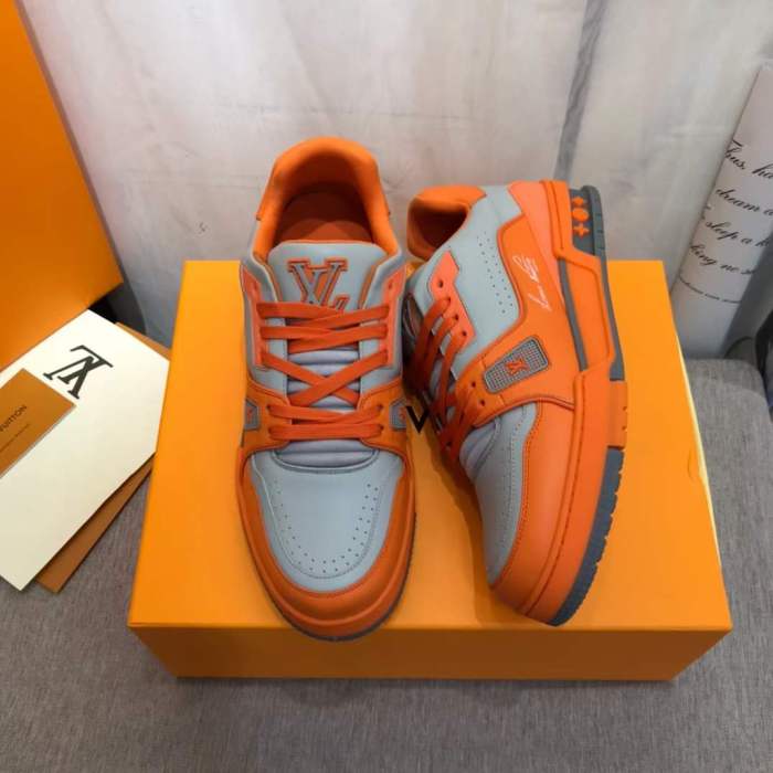  Arrenfashion Men Women L*ouis V*uitton Top Sneakers