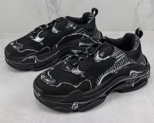 Free shipping arrenfashion Men Women B*alenciaga Top Sneakers