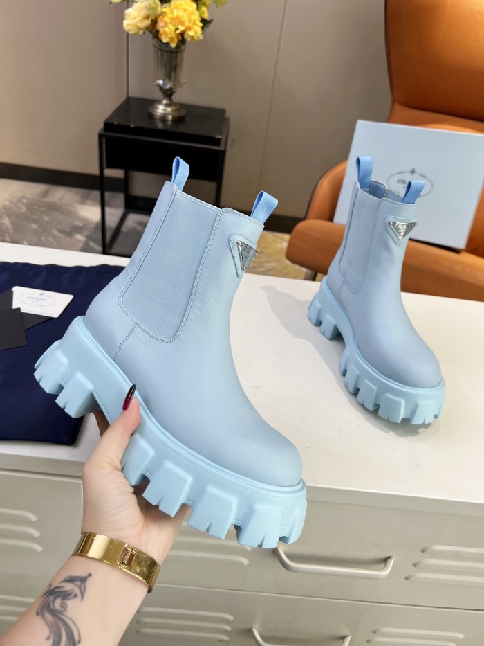 Free shipping arrenfashion Women P*rada Top Sneakers