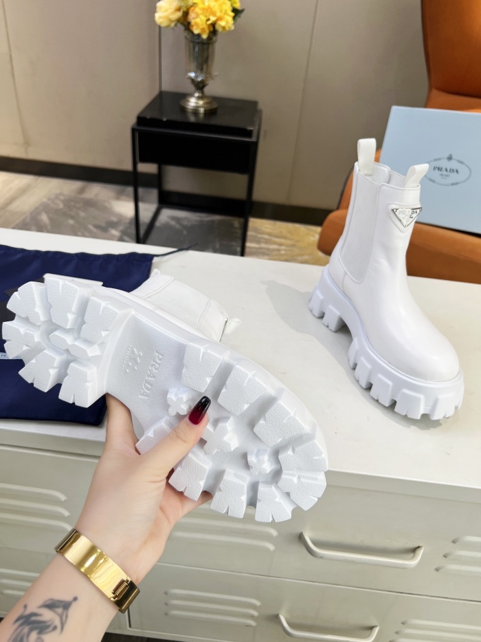Free shipping arrenfashion Women P*rada Top Sneakers
