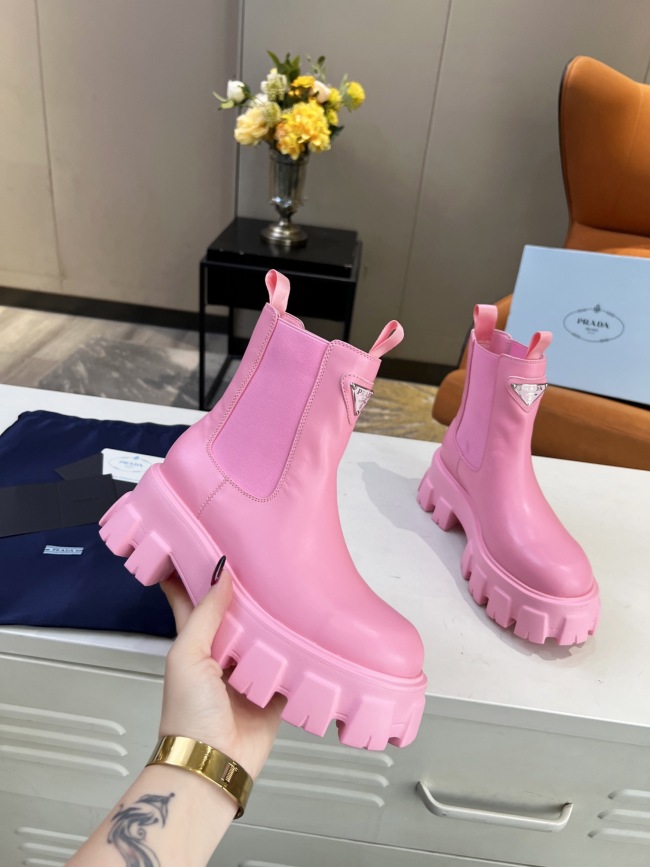 Free shipping arrenfashion Women P*rada Top Sneakers
