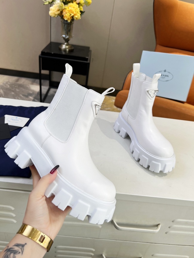 Free shipping arrenfashion Women P*rada Top Sneakers