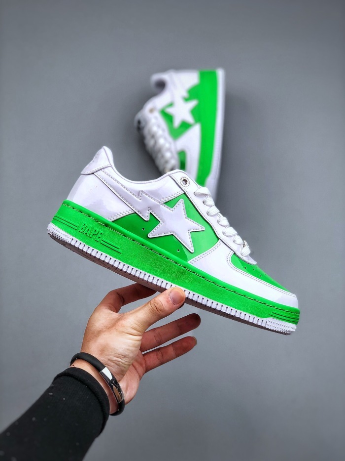Men Women B*ape sta low Top Sneaker ( arrenfashion)