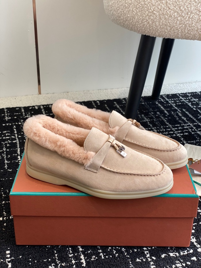 Women L*oro P*iana Top Loafer （Arrenfashion）