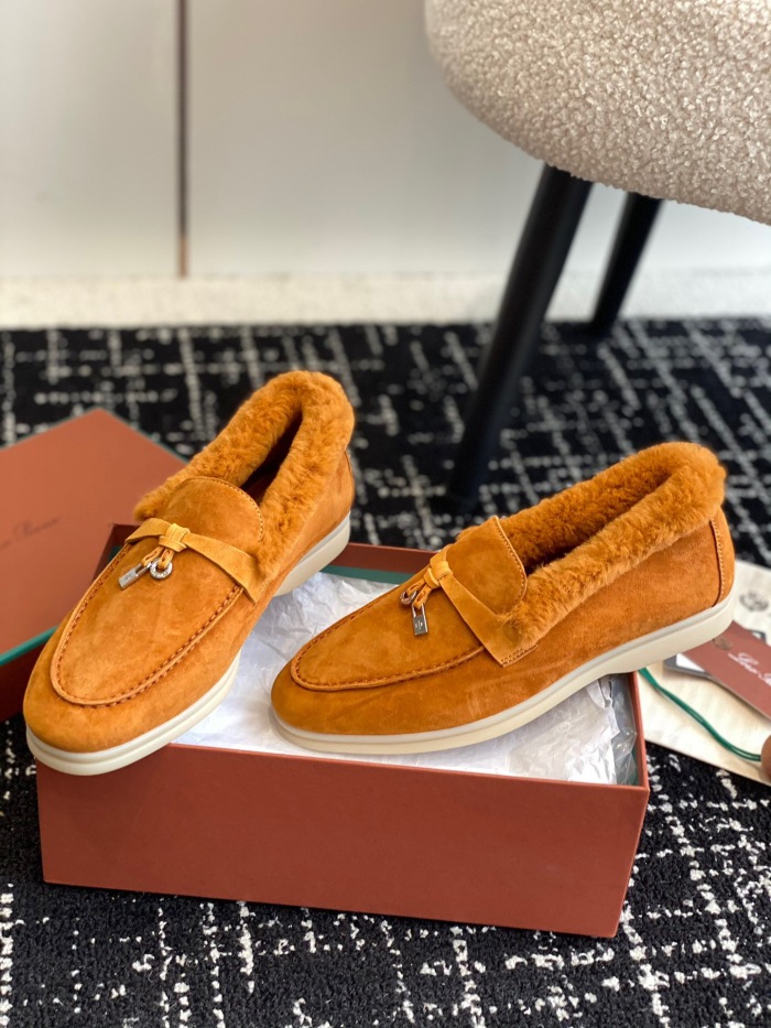 Women L*oro P*iana Top Loafer （Arrenfashion）