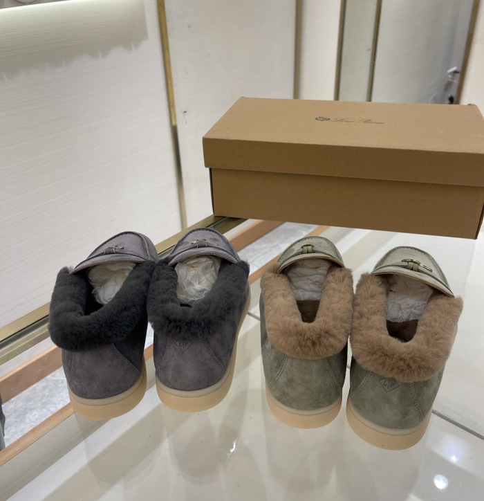 Women L*oro P*iana Top Loafer （Arrenfashion）