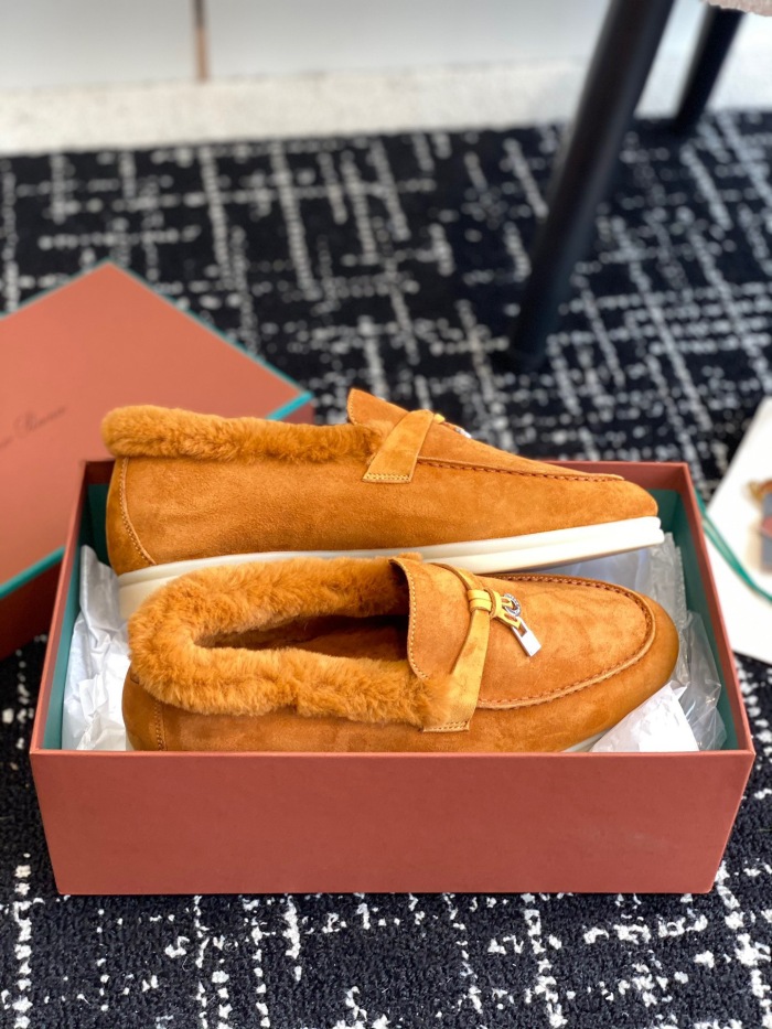 Women L*oro P*iana Top Loafer （Arrenfashion）