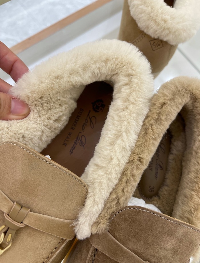 Women L*oro P*iana Top Loafer （Arrenfashion）