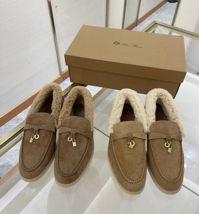 Women L*oro P*iana Top Loafer （Arrenfashion）