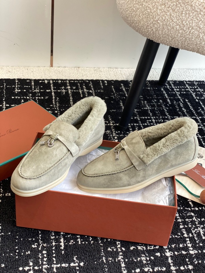 Women L*oro P*iana Top Loafer （Arrenfashion）