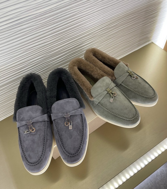Women L*oro P*iana Top Loafer （Arrenfashion）