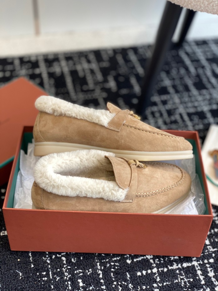 Women L*oro P*iana Top Loafer （Arrenfashion）