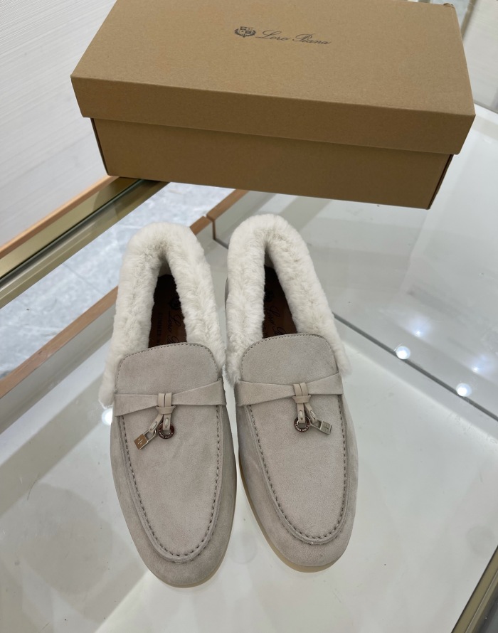 Women L*oro P*iana Top Loafer （Arrenfashion）