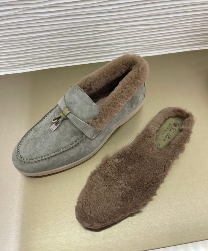 Women L*oro P*iana Top Loafer （Arrenfashion）