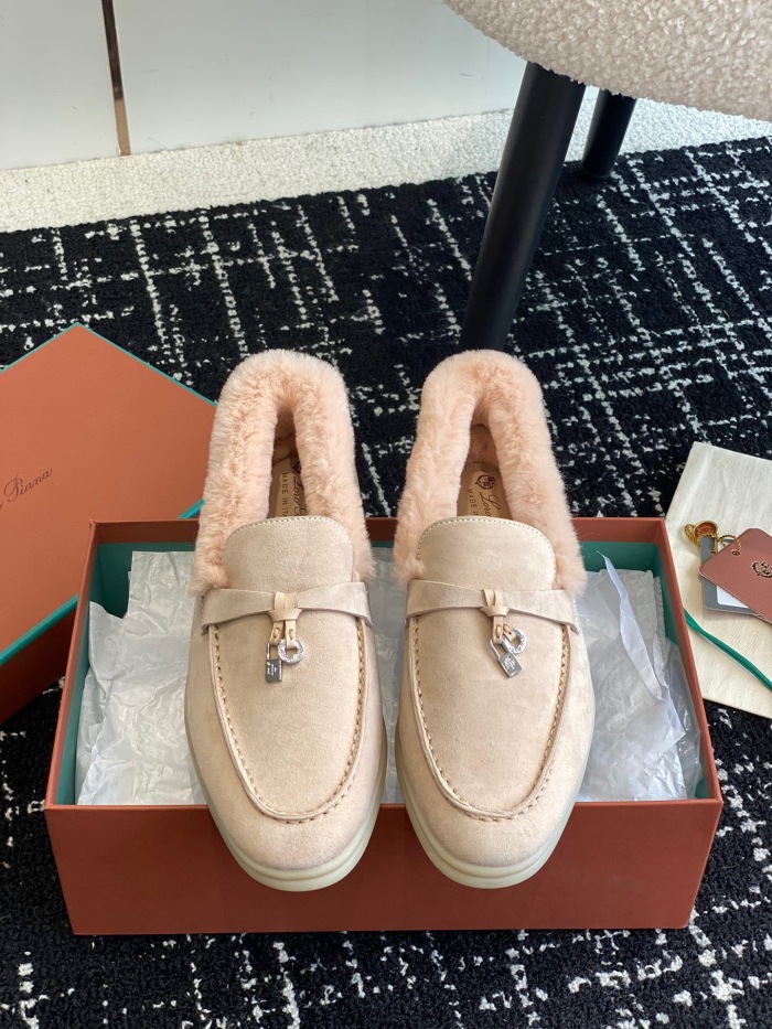 Women L*oro P*iana Top Loafer （Arrenfashion）