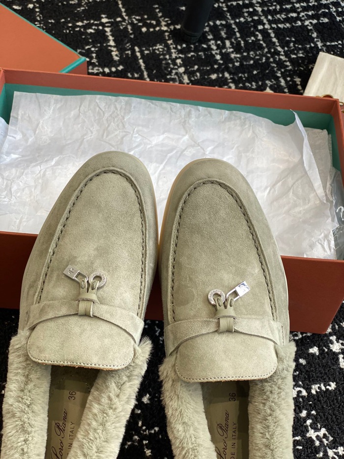 Women L*oro P*iana Top Loafer （Arrenfashion）