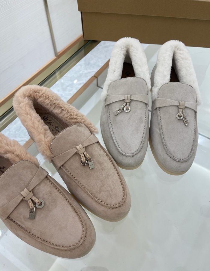 Women L*oro P*iana Top Loafer （Arrenfashion）