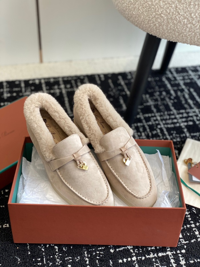 Women L*oro P*iana Top Loafer （Arrenfashion）
