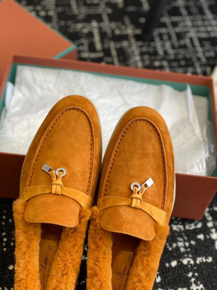 Women L*oro P*iana Top Loafer （Arrenfashion）