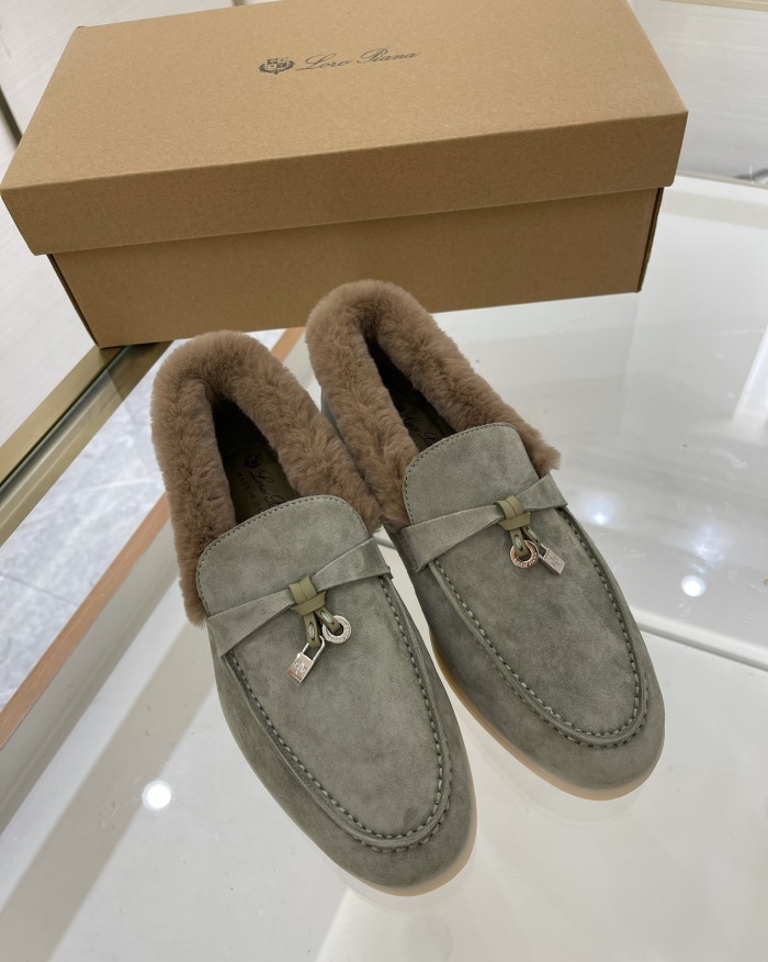 Women L*oro P*iana Top Loafer （Arrenfashion）