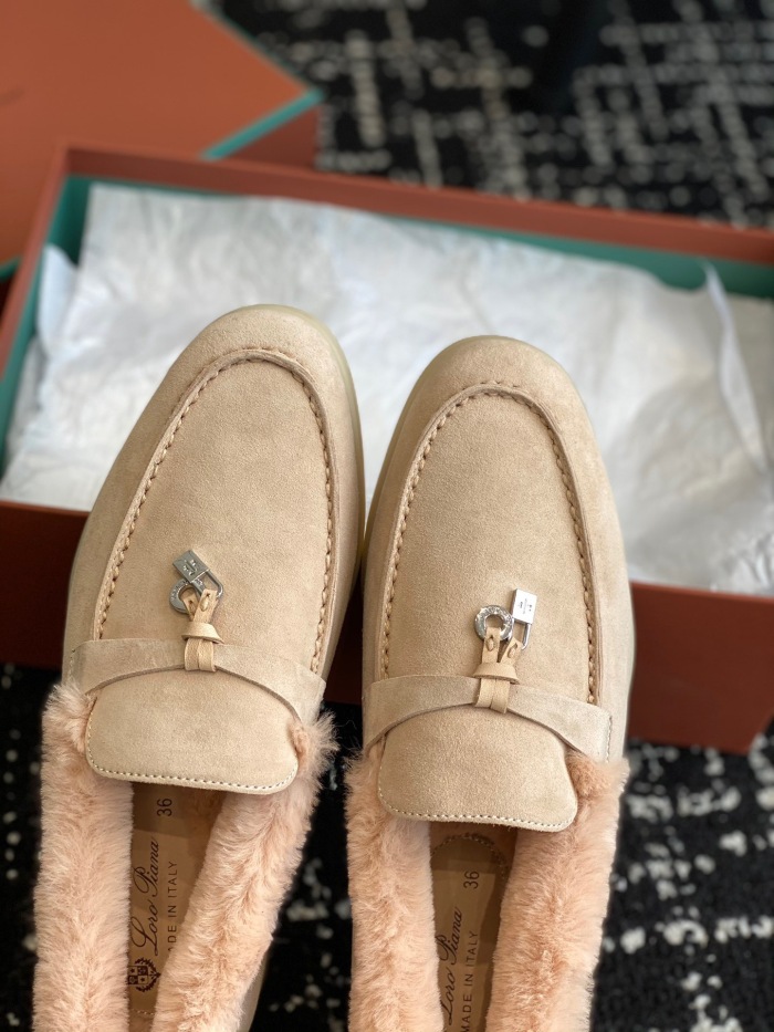Women L*oro P*iana Top Loafer （Arrenfashion）