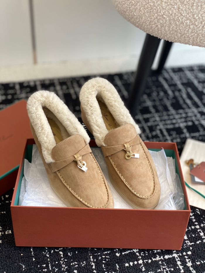 Women L*oro P*iana Top Loafer （Arrenfashion）