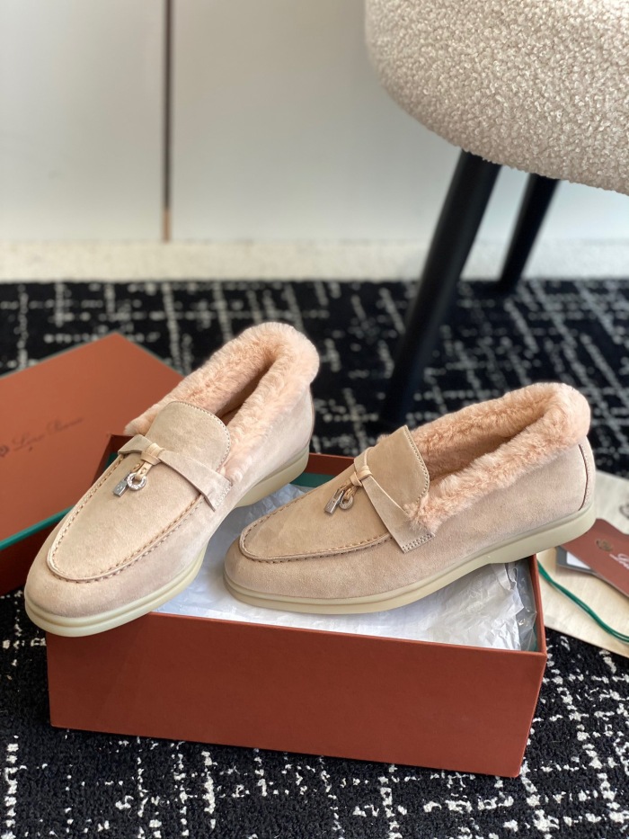 Women L*oro P*iana Top Loafer （Arrenfashion）