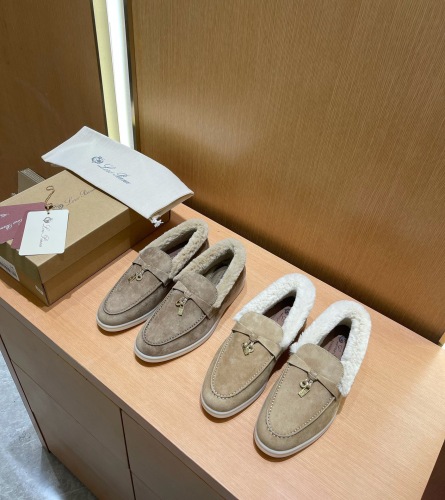 Women L*oro P*iana Top Loafer （Arrenfashion）