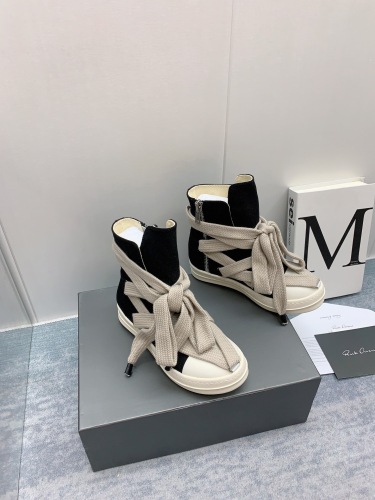Men Women R*ick O*wens Top Sneaker (arrenfashion)