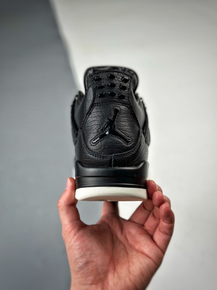 Free shipping Trusted seller Air Jordan 4 pony hair black
