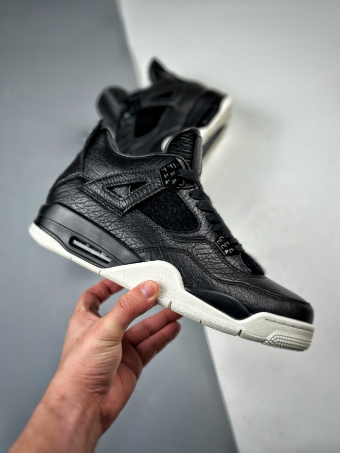 Free shipping Trusted seller Air Jordan 4 pony hair black