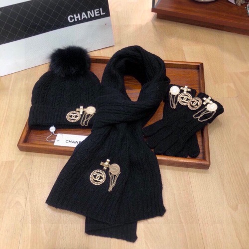 Free shipping Trusted seller Women Hat+Gloves+The scarf
